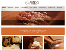 Tablet Screenshot of massage-artibo.nl